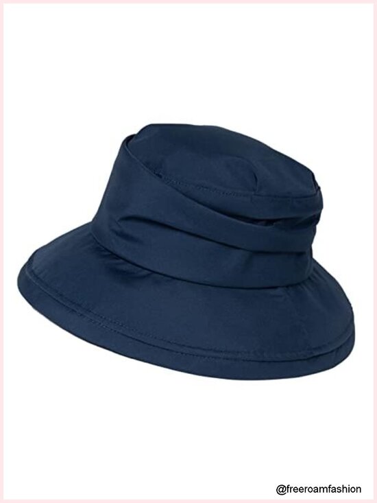 Waterproof Wide Brim Sun Hat UPF 50 Bucket Hat for Women Packable main image 4